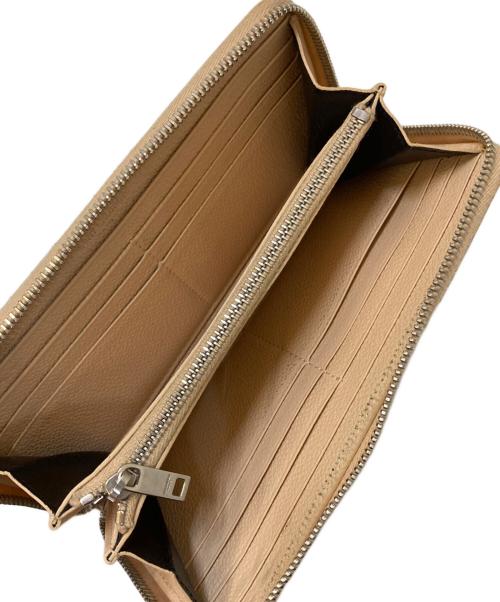 Saint Laurent Paris（サンローランパリ）Saint Laurent Paris (サンローランパリ) レザーロングウォレット アイボリーの古着・服飾アイテム