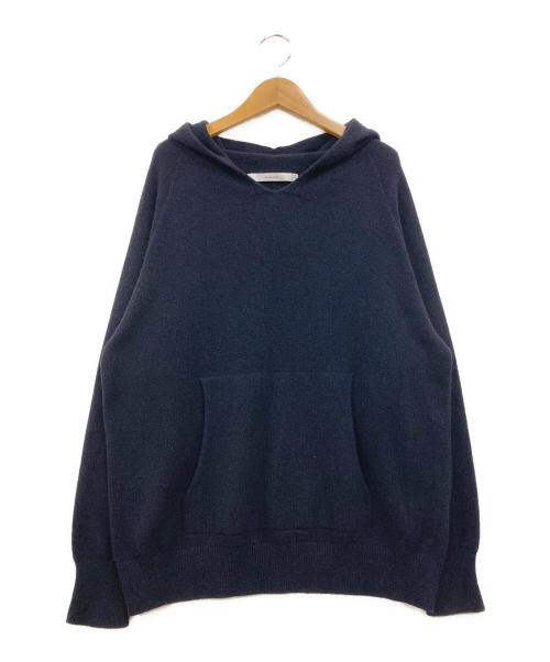 FRAMeWORK（フレームワーク）FRAMeWORK (フレームワーク) 圧縮ウールフードプルオーバー ネイビー サイズ:Fの古着・服飾アイテム