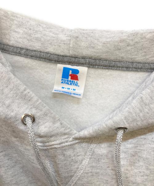 RUSSELL ATHLETIC（ラッセルアスレチック）RUSSELL ATHLETIC (ラッセルアスレチック) GARY YAMAMOTO (ゲーリーヤマモト) Back Logo Dri-Power Hoodie グレー サイズ:Mの古着・服飾アイテム
