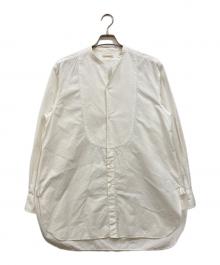 HEUGN（ユーゲン）の古着「スタンドカラーシャツ SHIRT 012」｜ホワイト