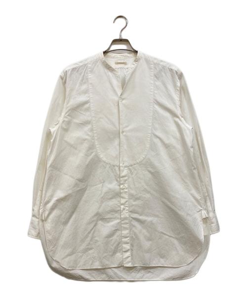HEUGN（ユーゲン）HEUGN (ユーゲン) スタンドカラーシャツ SHIRT 012 ホワイト サイズ:3の古着・服飾アイテム