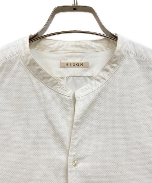 HEUGN（ユーゲン）HEUGN (ユーゲン) スタンドカラーシャツ SHIRT 012 ホワイト サイズ:3の古着・服飾アイテム