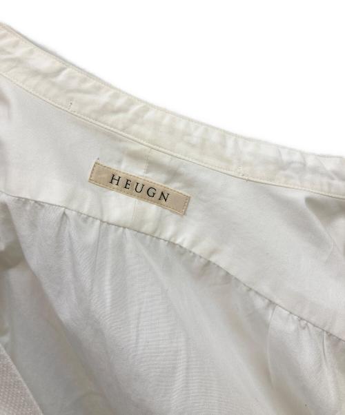 HEUGN（ユーゲン）HEUGN (ユーゲン) スタンドカラーシャツ SHIRT 012 ホワイト サイズ:3の古着・服飾アイテム