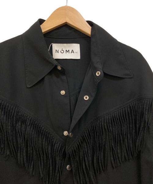 NOMA t.d.（ノーマティーディー）NOMA t.d. (ノーマティーディー) フリンジウエスタンシャツ ブラック サイズ:F 未使用品の古着・服飾アイテム