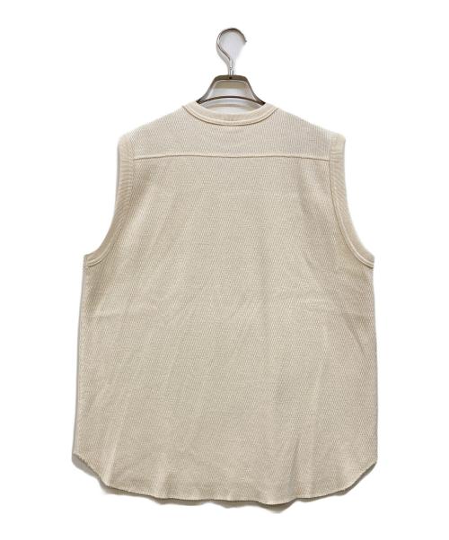 HYKE（ハイク）HYKE (ハイク) コットンノースリーブカットソー ベージュ サイズ:１の古着・服飾アイテム