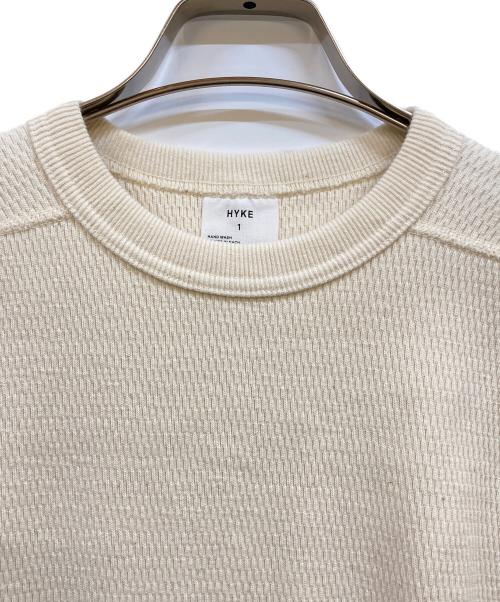 HYKE（ハイク）HYKE (ハイク) コットンノースリーブカットソー ベージュ サイズ:１の古着・服飾アイテム