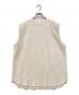 HYKE（ハイク）の古着「コットンノースリーブカットソー」｜ベージュ