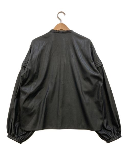 FEMMENT（ファモン）FEMMENT (ファモン) dry lather balloon sleeve shirts blouson ブラック サイズ:1の古着・服飾アイテム