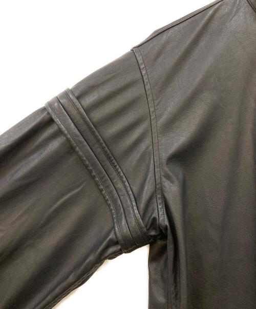 FEMMENT（ファモン）FEMMENT (ファモン) dry lather balloon sleeve shirts blouson ブラック サイズ:1の古着・服飾アイテム