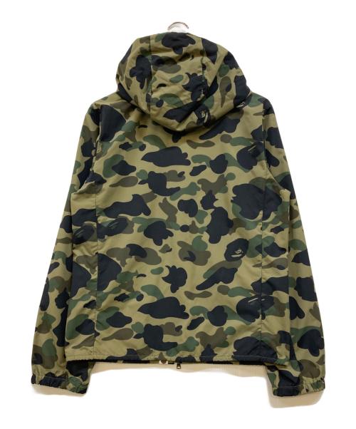 A BATHING APE（ア ベイシング エイプ）A BATHING APE (ア ベイシング エイプ) エイプカモナイロンジャケット グリーン サイズ:Sの古着・服飾アイテム