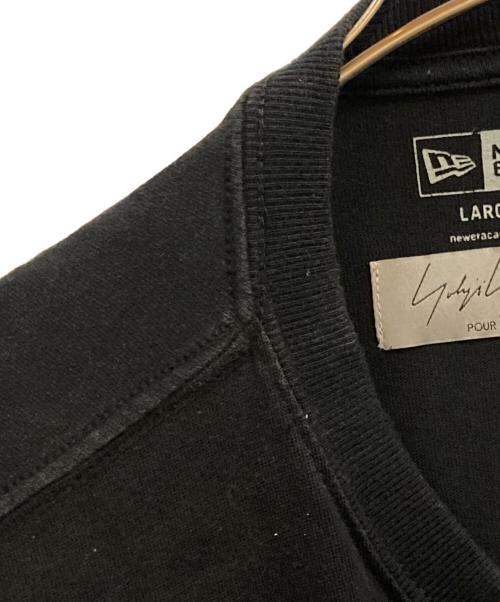 YOHJI YAMAMOTO（ヨウジヤマモト）YOHJI YAMAMOTO (ヨウジヤマモト) New Era (ニューエラ) NEW ERA PT TEE ブラック サイズ:Ｌの古着・服飾アイテム