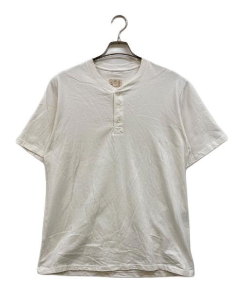 PABLO VINCI（パブロビンチ）PABLO VINCI (パブロビンチ) Henley neck t-shirt ホワイト サイズ:Ｍの古着・服飾アイテム