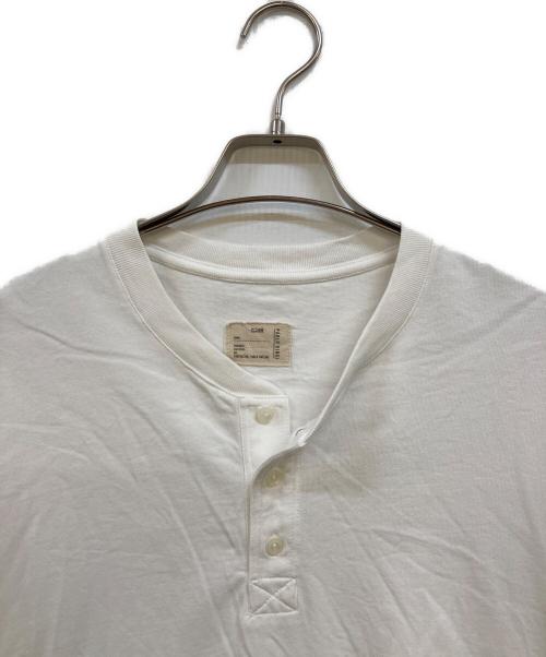 PABLO VINCI（パブロビンチ）PABLO VINCI (パブロビンチ) Henley neck t-shirt ホワイト サイズ:Ｍの古着・服飾アイテム