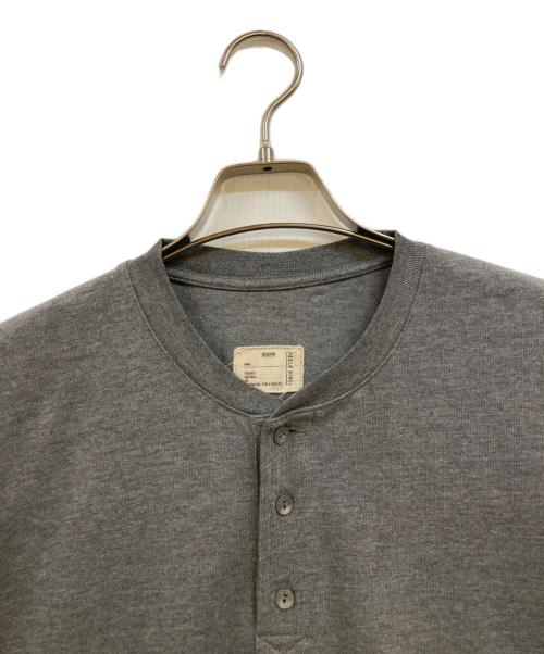 PABLO VINCI（パブロビンチ）PABLO VINCI (パブロビンチ) Henley neck t-shirt グレー サイズ:Ｍの古着・服飾アイテム