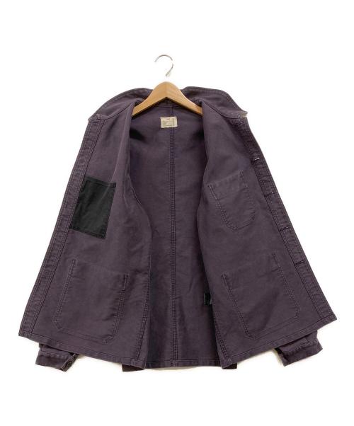 PABLO VINCI（パブロビンチ）PABLO VINCI (パブロビンチ) Moleskin Work Jacket パープル サイズ:Mの古着・服飾アイテム
