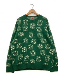 SUPREME（シュプリーム）の古着「22AW  Dice Sweater」｜グリーン