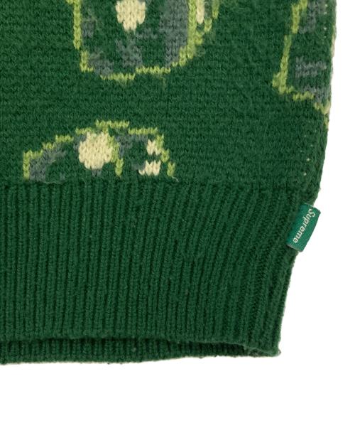 SUPREME（シュプリーム）SUPREME (シュプリーム) 22AW  Dice Sweater グリーン サイズ:Lの古着・服飾アイテム