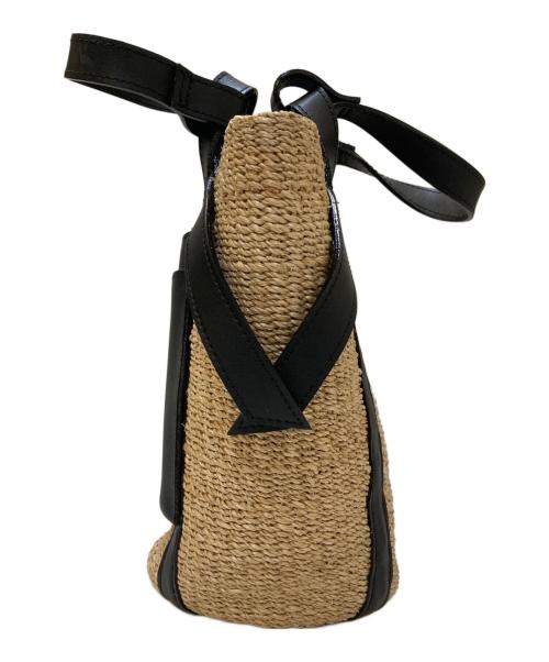 VIOLAd'ORO（ヴィオラドーロ）VIOLAd'ORO (ヴィオラドーロ) レザーポケットトートバッグ ベージュの古着・服飾アイテム