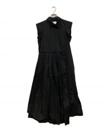 STUDIOUS（ステュディオス）の古着「Asymmetry pleats one-piece」