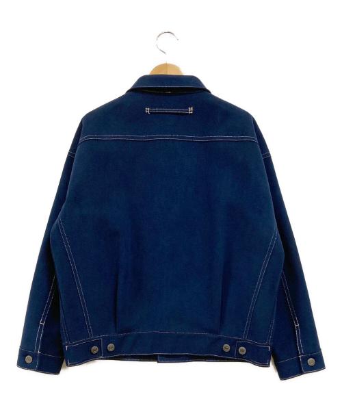 ticca（ティッカ）TICCA (ティッカ) フェイクスエード トラッカージャケット ネイビー サイズ:Fの古着・服飾アイテム