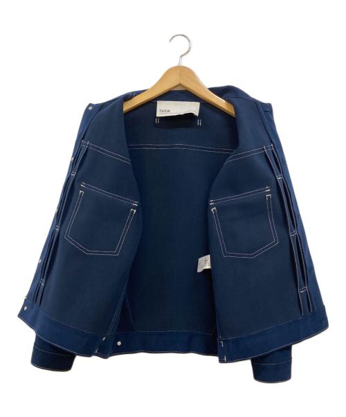 ticca（ティッカ）TICCA (ティッカ) フェイクスエード トラッカージャケット ネイビー サイズ:Fの古着・服飾アイテム