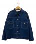 TICCA（ティッカ）の古着「フェイクスエード トラッカージャケット」｜ネイビー