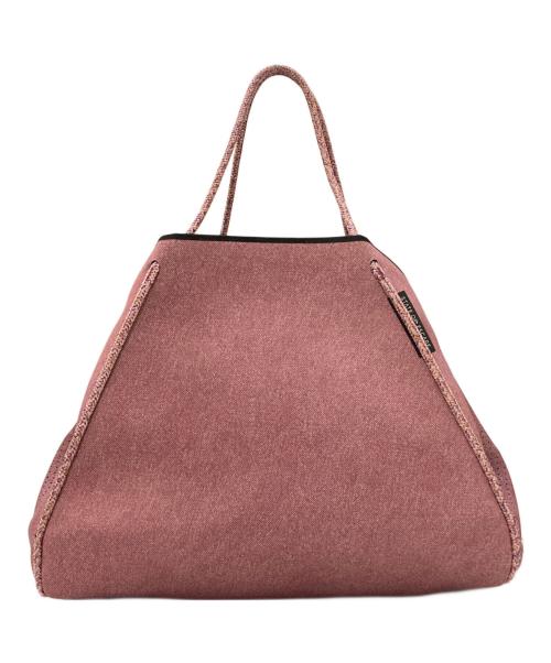 STATE OF ESCAPE（ステイトオブエスケープ）STATE OF ESCAPE (ステイトオブエスケープ) ネオプレントートバッグ ピンクの古着・服飾アイテム