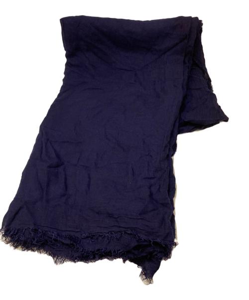 FALIERO SARTI（ファリエロサルティ）FALIERO SARTI (ファリエロサルティ) 大判モーダルカシミヤストール ネイビー サイズ:下記参照 未使用品の古着・服飾アイテム