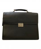 BOSS HUGO BOSSボス ヒューゴボス）の古着「レザーブリーフケース」｜ブラック