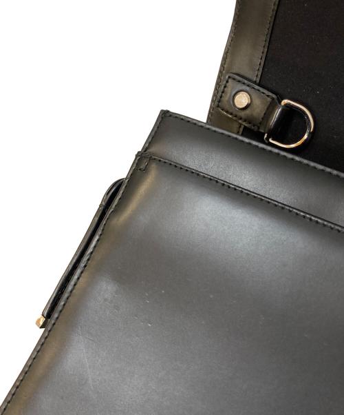 BOSS HUGO BOSS（ボス ヒューゴボス）BOSS HUGO BOSS (ボス ヒューゴボス) レザーブリーフケース ブラックの古着・服飾アイテム