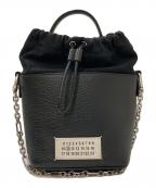 Maison Margielaメゾンマルジェラ）の古着「5ACバケットレザーチェーンショルダーバッグ」｜ブラック