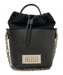 Maison Margiela（メゾンマルジェラ）の古着「5ACバケットレザーチェーンショルダーバッグ」｜ブラック