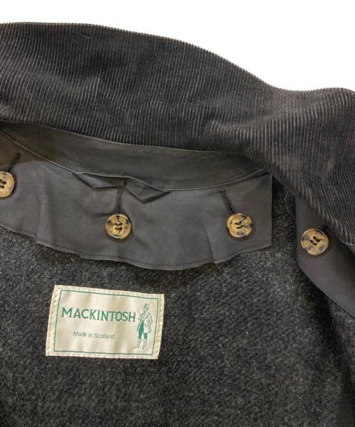 MACKINTOSH（マッキントッシュ）MACKINTOSH (マッキントッシュ) ゴム引きステンカラーコート ブラック サイズ:下記参照の古着・服飾アイテム