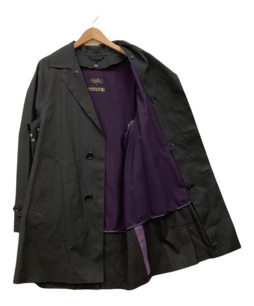 MACKINTOSH（マッキントッシュ）MACKINTOSH (マッキントッシュ) Paul Smith (ポールスミス) ゴム引きステンカラーコート ブラック サイズ:Lの古着・服飾アイテム