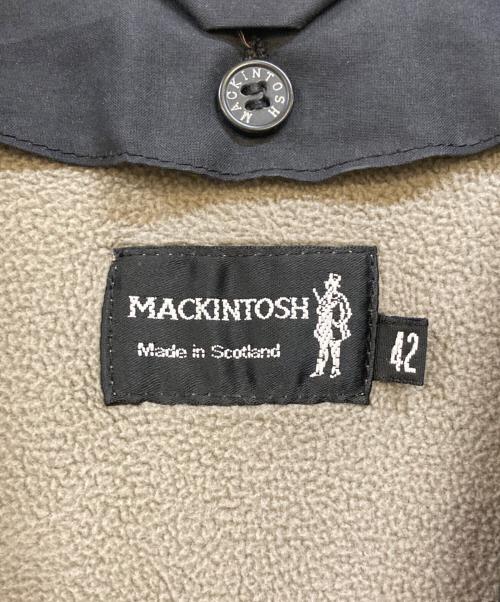 MACKINTOSH（マッキントッシュ）MACKINTOSH (マッキントッシュ) フリースライナー付ゴム引きステンカラーコート ブラック サイズ:42の古着・服飾アイテム