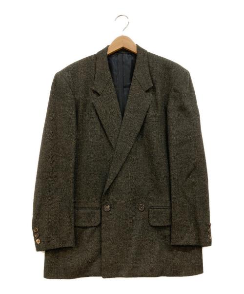 Y's for men（ワイズフォーメン）Y'S for men (ワイズフォーメン) ダブルブレストウールジャケット オリーブ サイズ:Sの古着・服飾アイテム