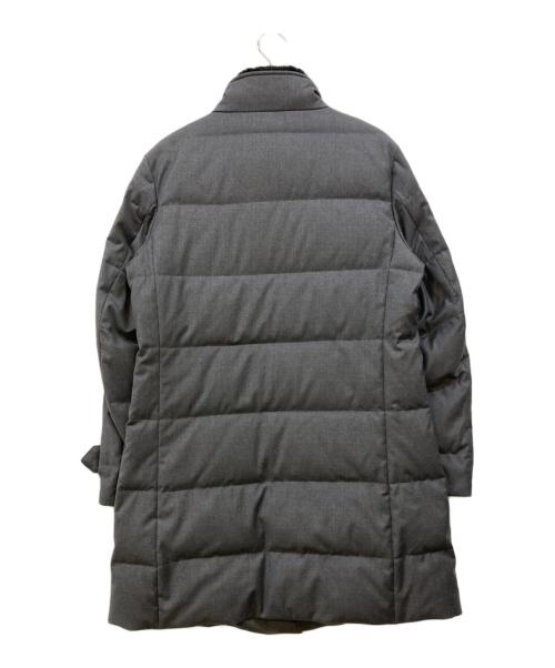 BLACK LABEL CRESTBRIDGE（ブラックレーベル クレストブリッジ）BLACK LABEL CRESTBRIDGE (ブラックレーベル クレストブリッジ) ダウンコート グレー サイズ:Mの古着・服飾アイテム