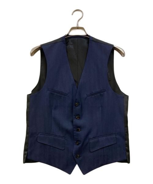 BLACK LABEL CRESTBRIDGE（ブラックレーベル クレストブリッジ）BLACK LABEL CRESTBRIDGE (ブラックレーベル クレストブリッジ) 3P セットアップスーツ ネイビー サイズ:38の古着・服飾アイテム