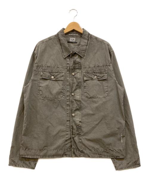 C.P COMPANY（シーピーカンパニー）C.P COMPANY (シーピーカンパニー) Over Die Shirt Jacket グレー サイズ:5の古着・服飾アイテム