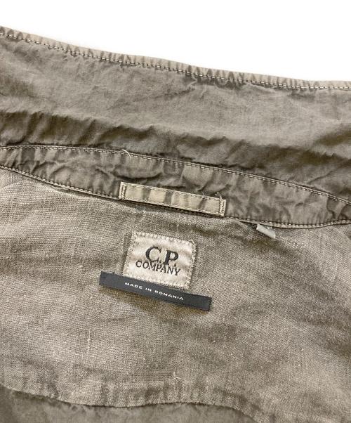 C.P COMPANY（シーピーカンパニー）C.P COMPANY (シーピーカンパニー) Over Die Shirt Jacket グレー サイズ:5の古着・服飾アイテム
