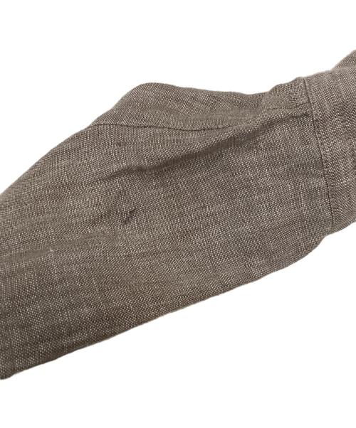 R&D.M.Co（アール＆ディーエムシーオー）R&D.M.Co (アール＆ディーエムシーオー) リネンシャツワンピース ブラウン サイズ:Sの古着・服飾アイテム