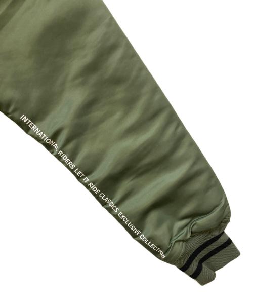 Champion（チャンピオン）Champion (チャンピオン) Let it Ride (レットイットライド) nano・universe (ナノ・ユニバース) 別注キルトジャケット カーキ サイズ:Mの古着・服飾アイテム