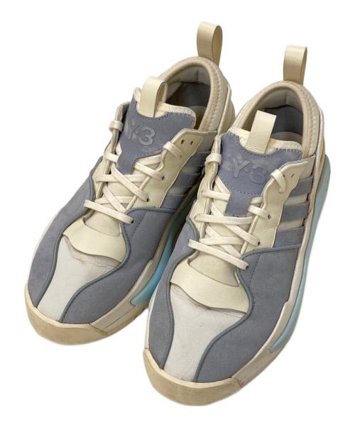 Y-3（ワイスリー）Y-3 (ワイスリー) RIVALRY ロートップスニーカー ホワイト×ブルー サイズ:25.5㎝の古着・服飾アイテム