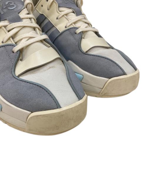 Y-3（ワイスリー）Y-3 (ワイスリー) RIVALRY ロートップスニーカー ホワイト×ブルー サイズ:25.5㎝の古着・服飾アイテム