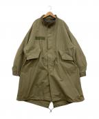 FREAK'S STOREフリークスストア）の古着「ライナー付きモッズコート」｜カーキ