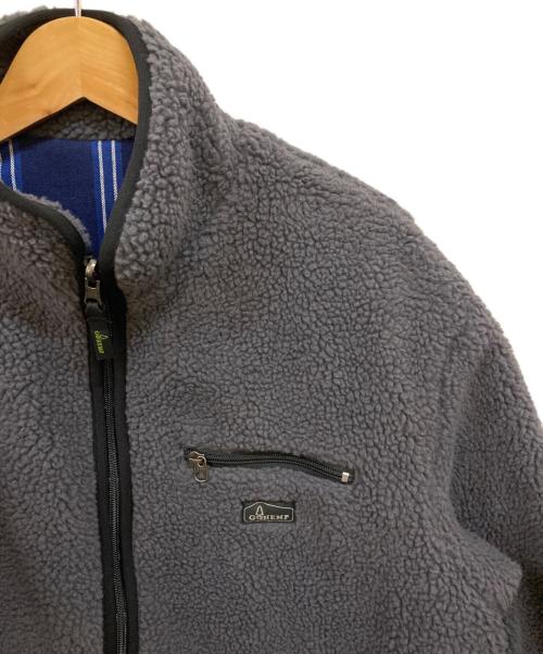 GO HEMP（ゴーヘンプ）GO HEMP (ゴーヘンプ) リバーシブルボアジャケット グレー サイズ:Sの古着・服飾アイテム