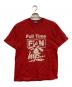 Hysteric Glamour（ヒステリックグラマー）の古着「FULLTIME FUN T-SHIRTS」｜レッド