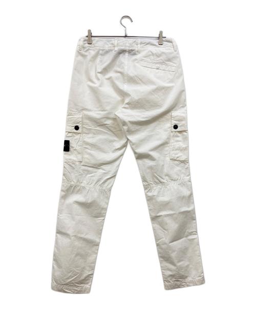 STONE ISLAND（ストーンアイランド）STONE ISLAND (ストーンアイランド) カーゴパンツ ホワイト サイズ:W32の古着・服飾アイテム