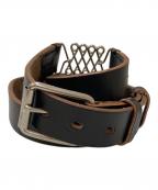 ROLLING DUB TRIOローリングダブトリオ）の古着「HOOD STRAP SPRING BELT」｜ブラック