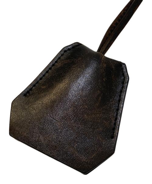 Maison Kinema（メゾン キネマ）MAISON KINEMA (メゾン キネマ) レザークロシェット ブラウンの古着・服飾アイテム